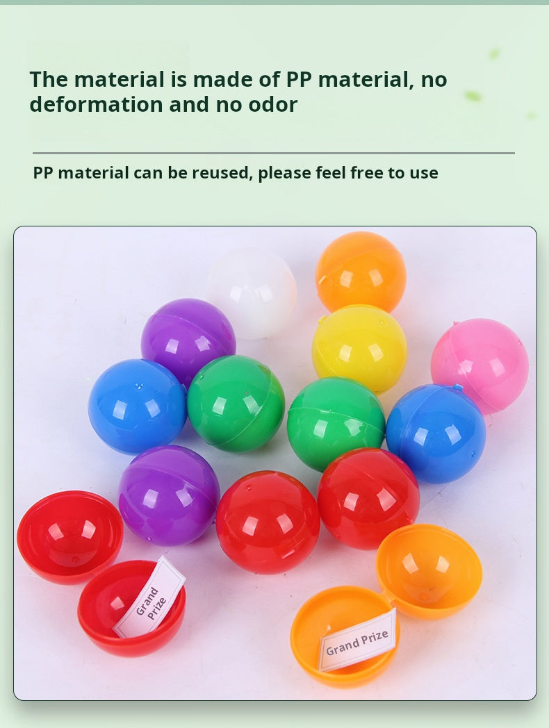 Colorful Open Table Tennis Lottery Ball
