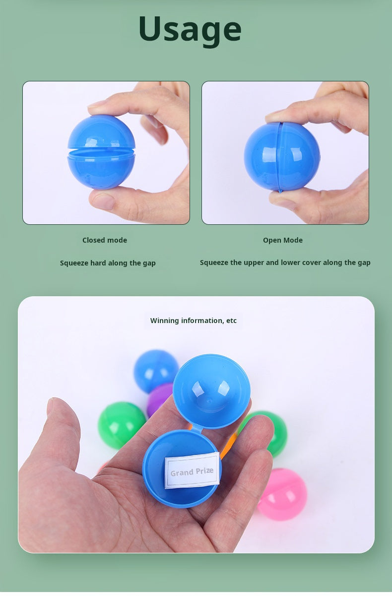 Colorful Open Table Tennis Lottery Ball