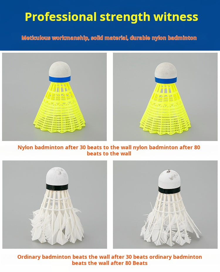 Three nylon balls individually packaged