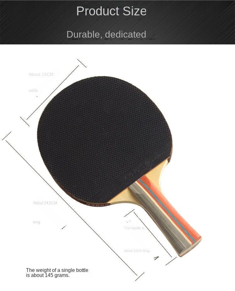 Table tennis racket set for beginners, horizontal table tennis racket