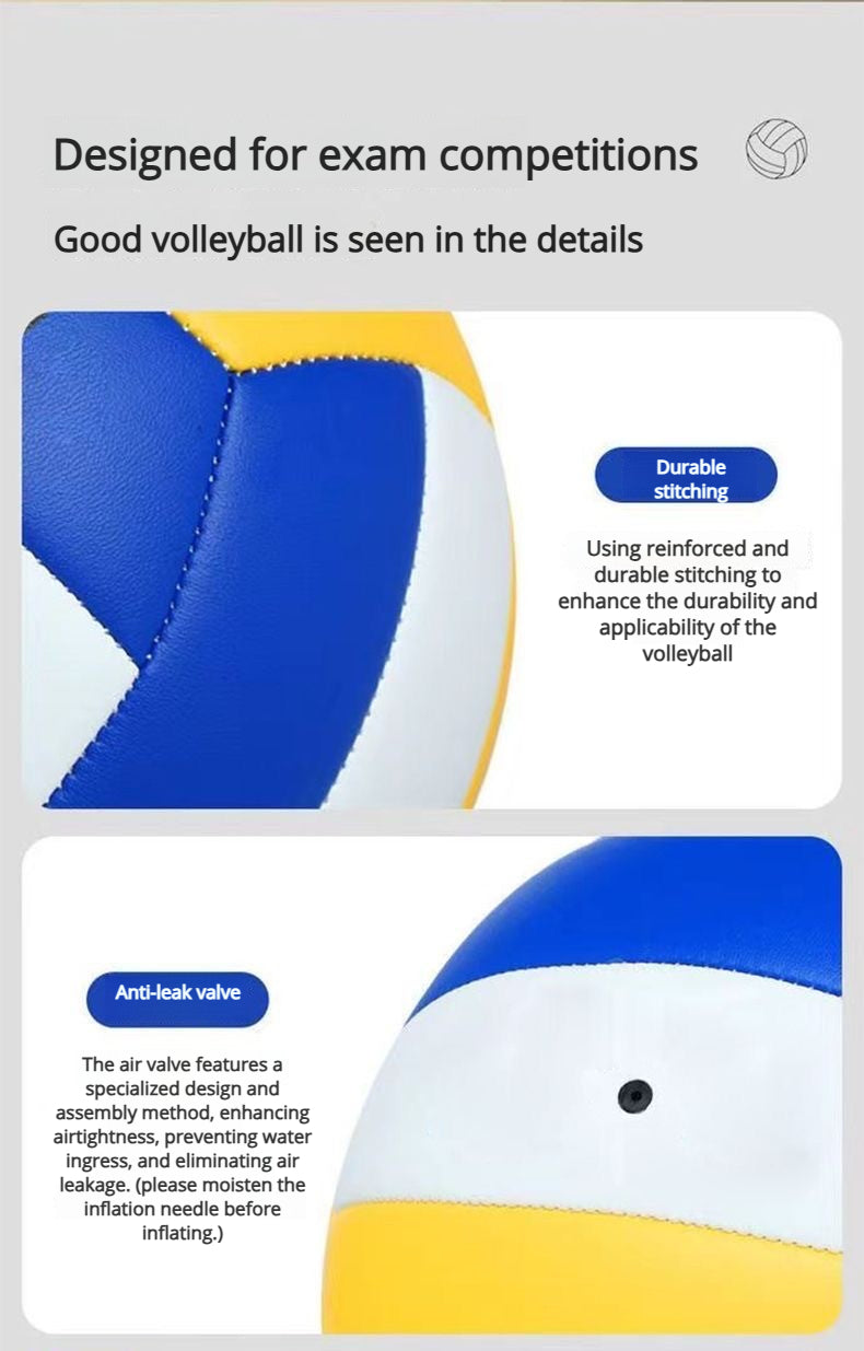 Thickened standard size volleyball, wear-resistant volleyball, one piece