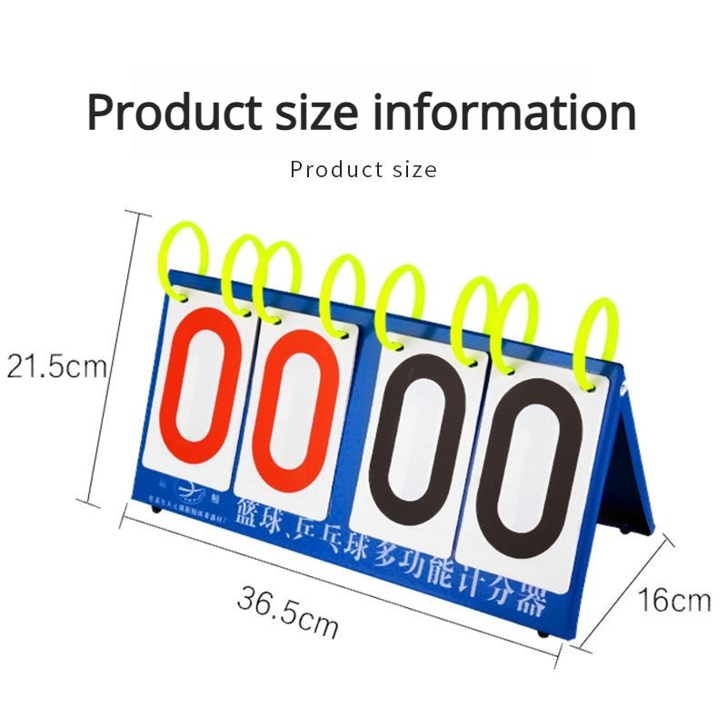 Independently packaging two scoreboards for competition scoreboards