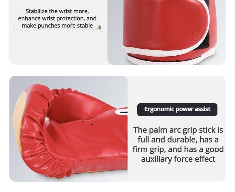 A set of thickened boxing gloves, one size fits all boxing gloves