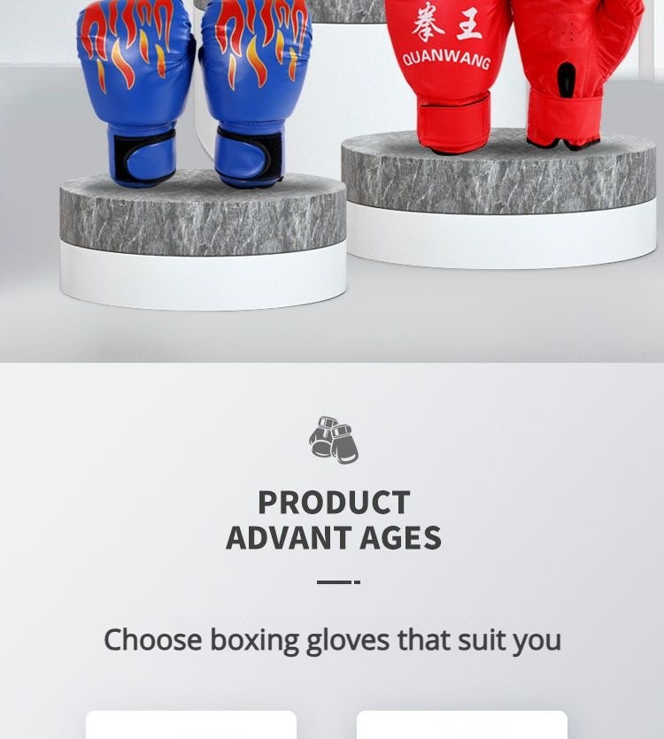 A set of thickened boxing gloves, one size fits all boxing gloves