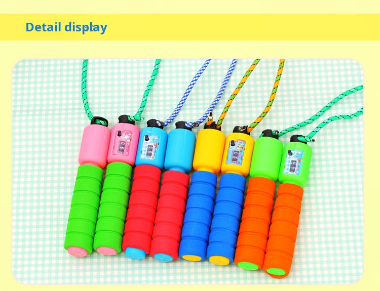 Independently packaged sports skipping rope with adjustable skipping rope