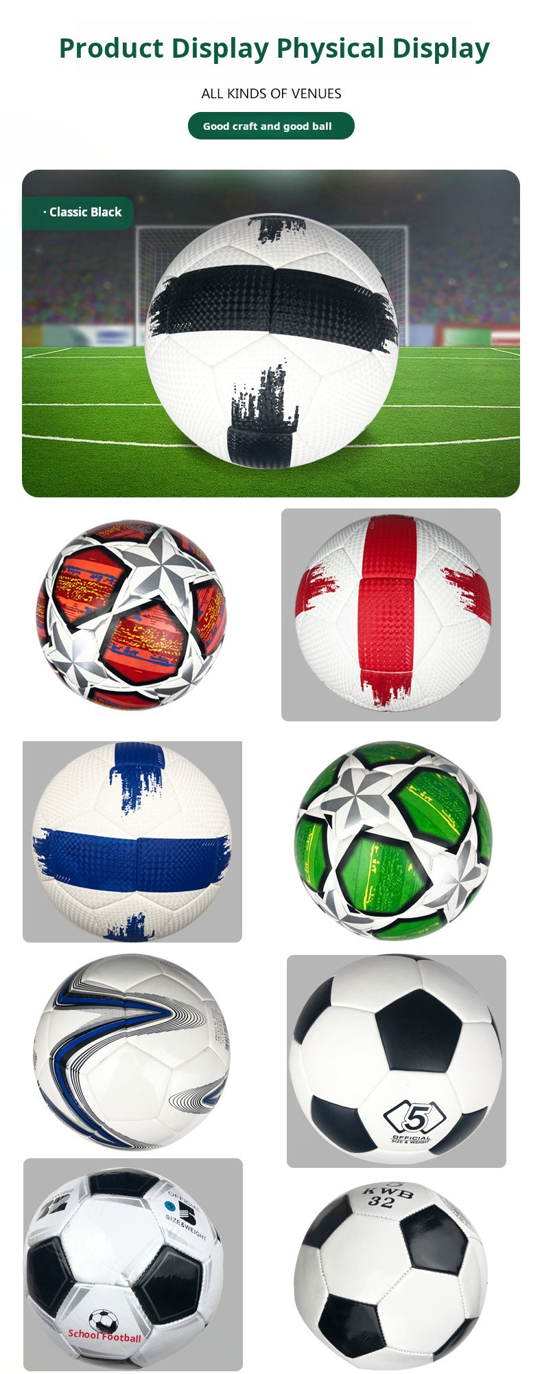 Entertainment Training Thickened Football No.5 Color Football